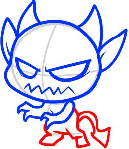 262x302 How To Draw How To Draw A Devil For Kids