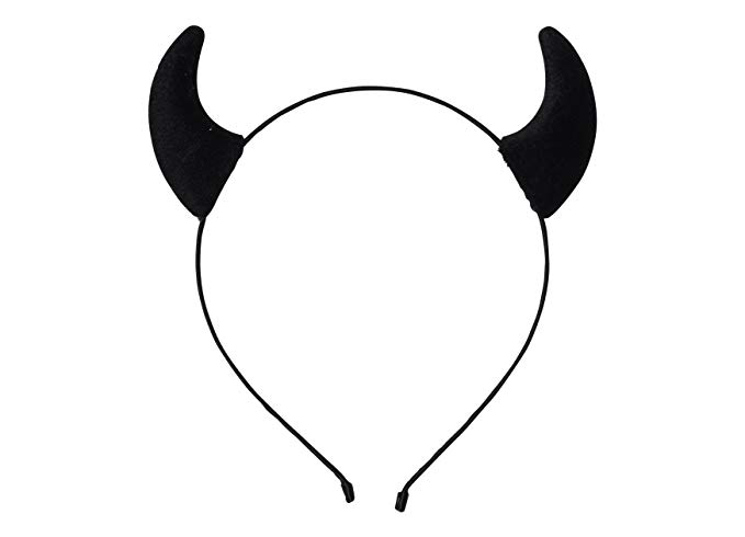 679x490 Anna Belen Devil Horns Halloween Headband Os Black