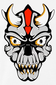 190x285 Devil Skull Men's Tall T Shirt Spreadshirt