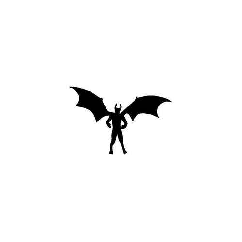 500x500 Devil Wings Decal