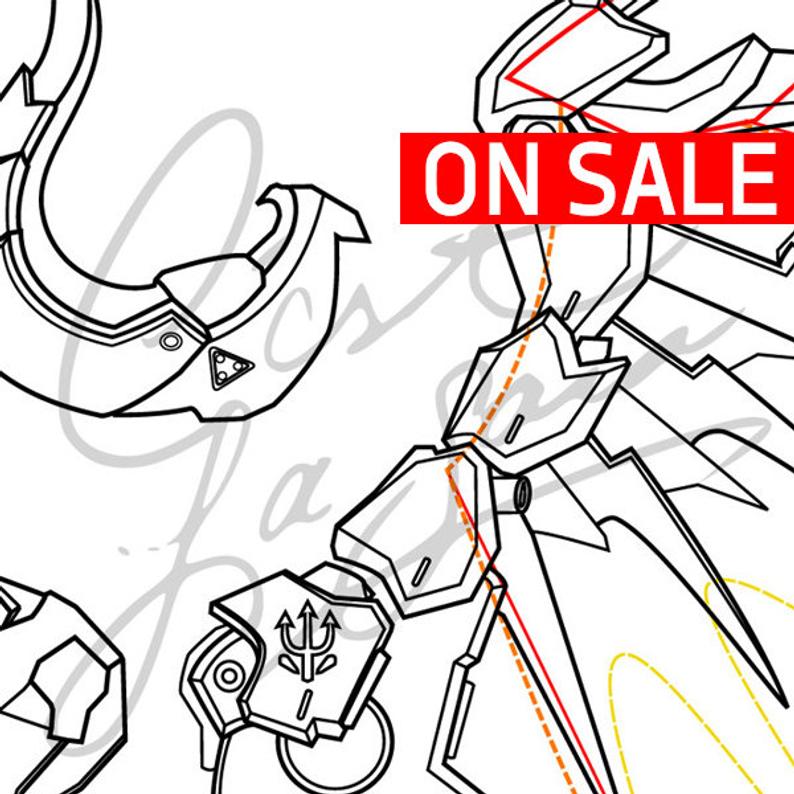 794x794 Mercy's Wings Devilimp Skin Horns Back Harness Etsy