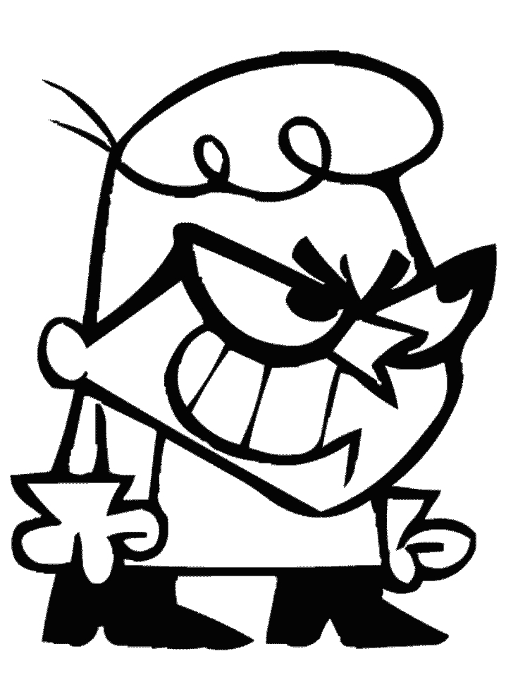 718x957 Drawing Of Dexter Coloring Page