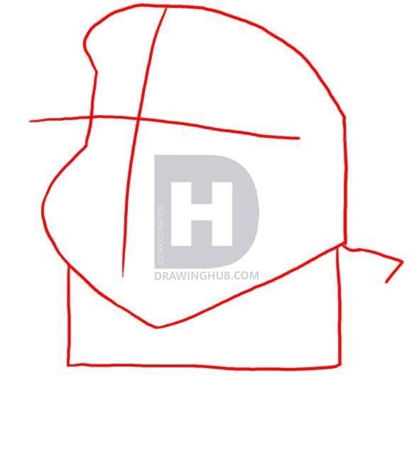 590x632 How To Draw Dexter, Step