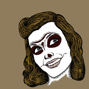 300x300 Dia De Los Muertos Drawing