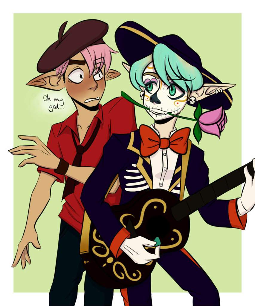 853x1024 Hi I'm Not Dead De Los Muertos Drawing + Sketches