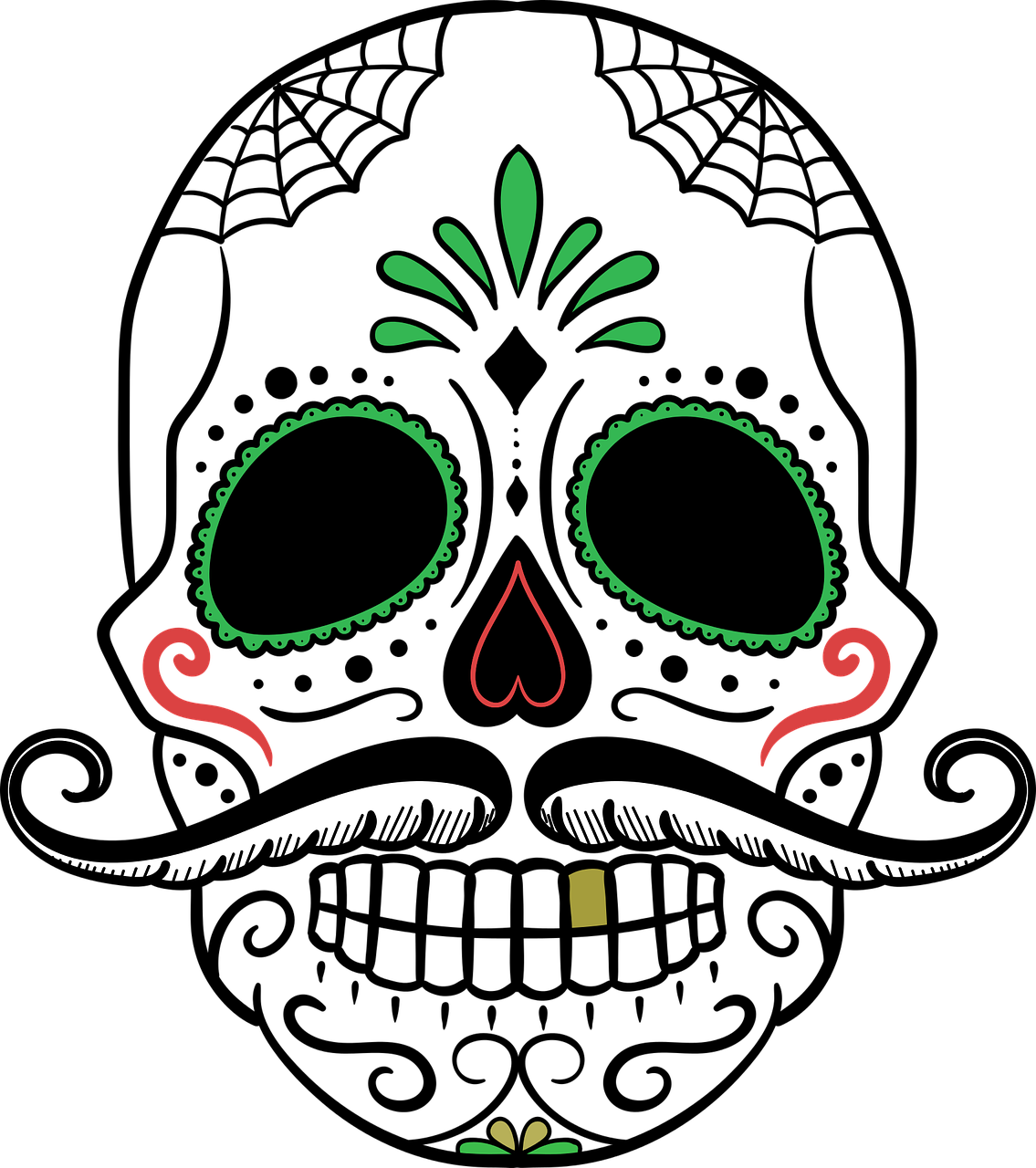 1135x1280 Dia De Los Muertos Skull Sugar Drawings Art Project Template Pdf