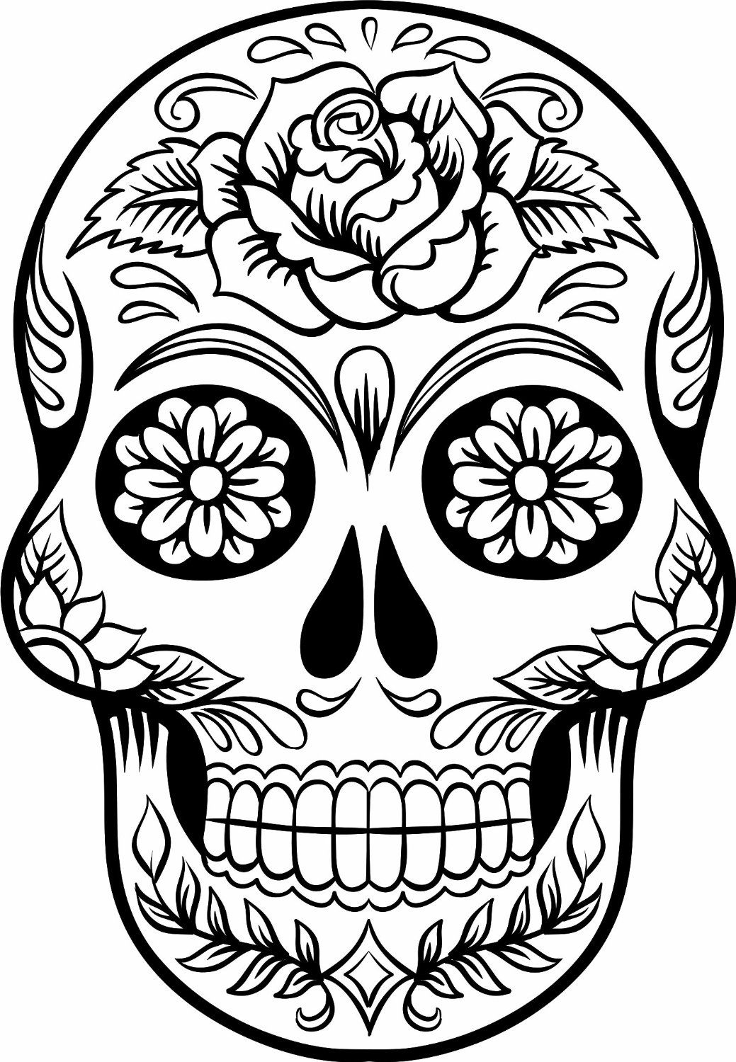 1039x1500 Sugar Skull