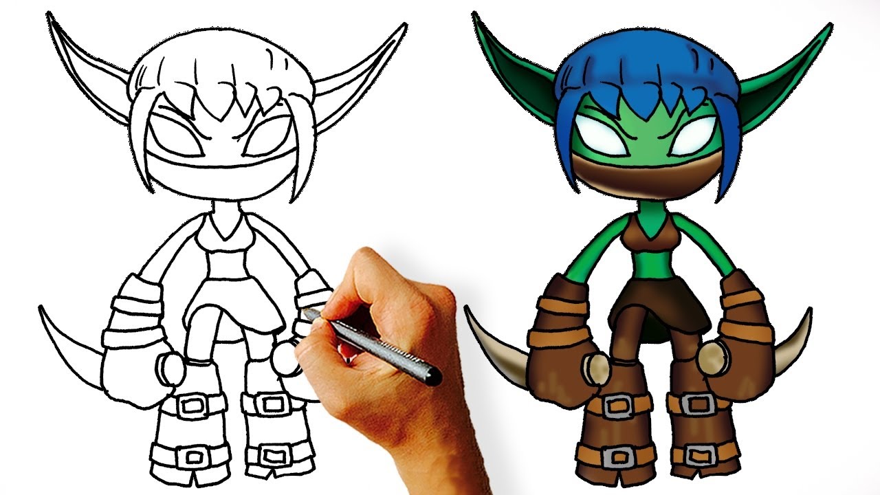 1280x720 Pk How To Draw Stealth Elf