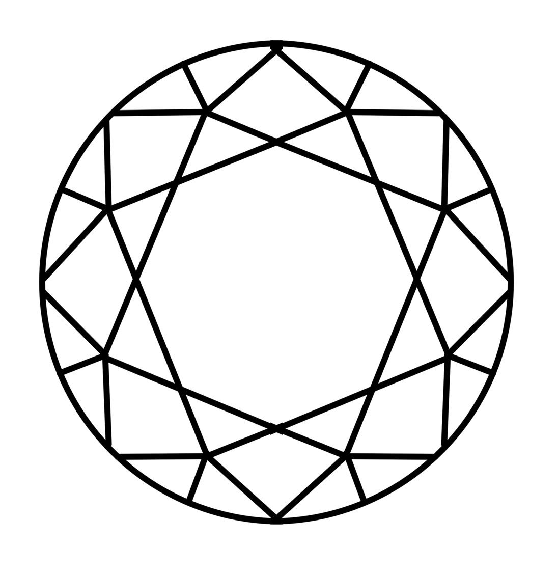 1096x1129 How To Draw A Diamond