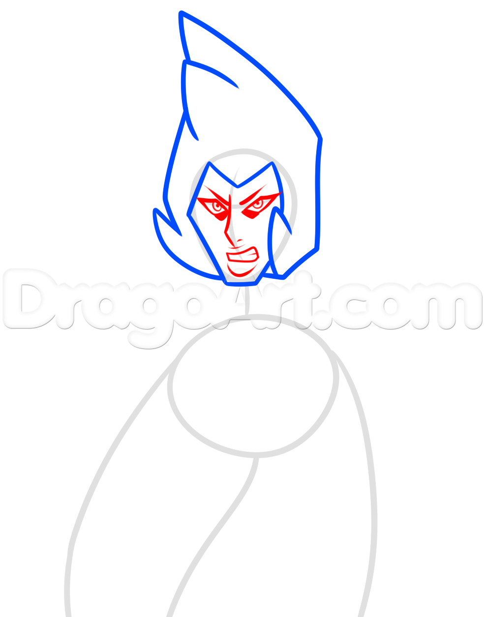 986x1255 Drawing Yellow Diamond From Steven Universe, Step