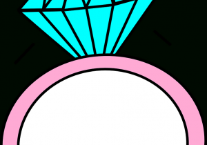 300x210 Ring Cartoon Drawing How To Draw A Cartoon Diamond Ring