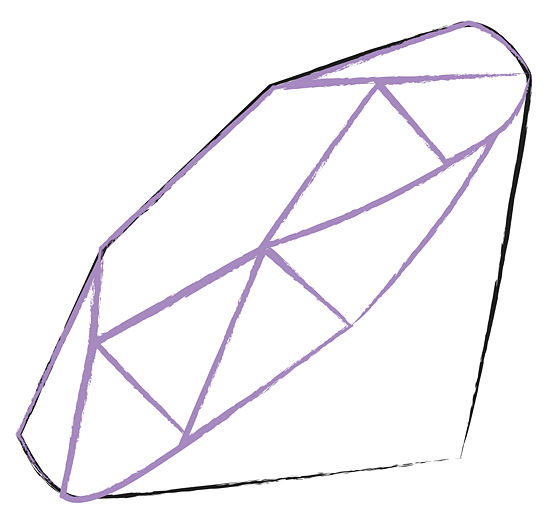 553x525 Diamond Drawing