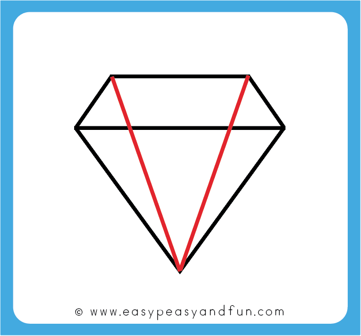 706x657 How To Draw A Diamond
