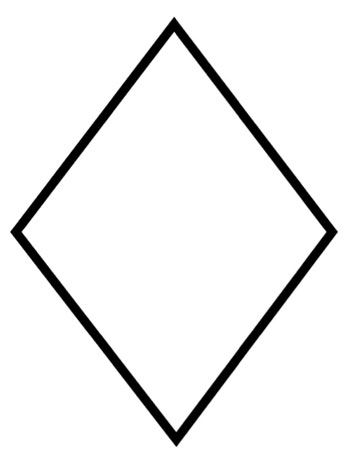 350x469 Click Here For Pdf Sewing Diamond Template, Shape Coloring