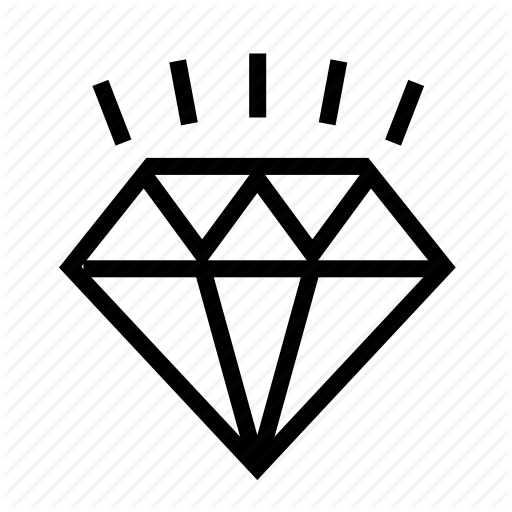 512x512 Illustration, Diamond, Drawing, Transparent Png Image Clipart