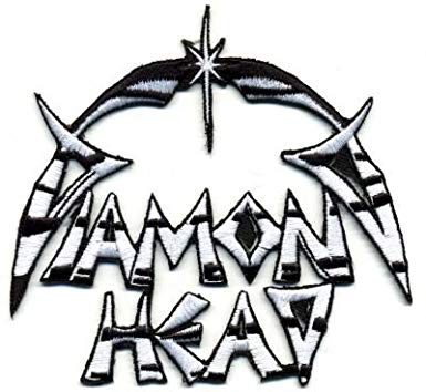385x354 Diamond Head Shape Logo Patch Iron On Sew Applique Embroidered
