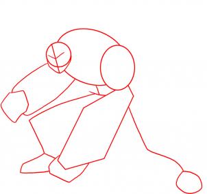 302x283 How To Draw Diamondhead, Step