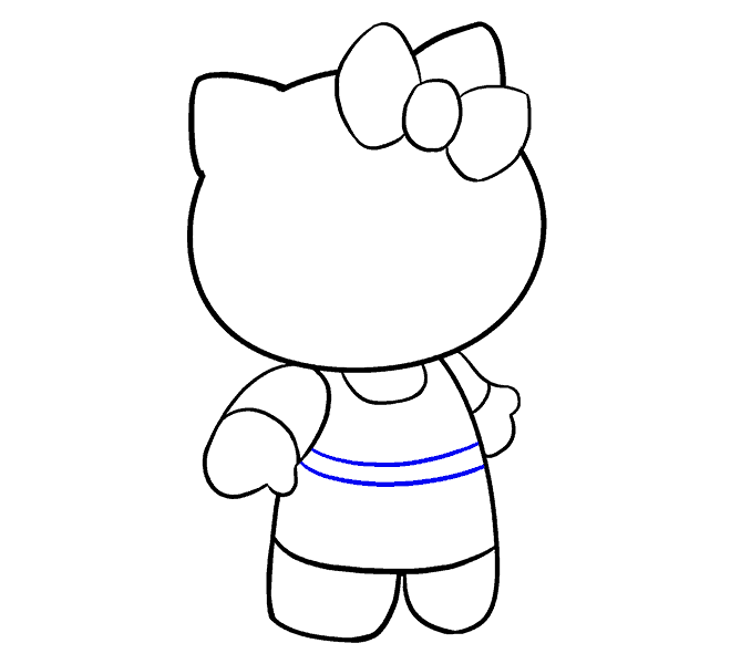678x600 How To Draw Hello Kitty In A Few Easy Steps Easy Drawing Guides