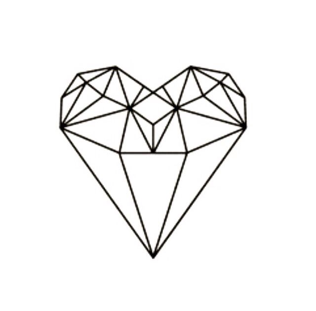 640x629 Heart Geometric Words Love My Style Tattoos, Tattoo