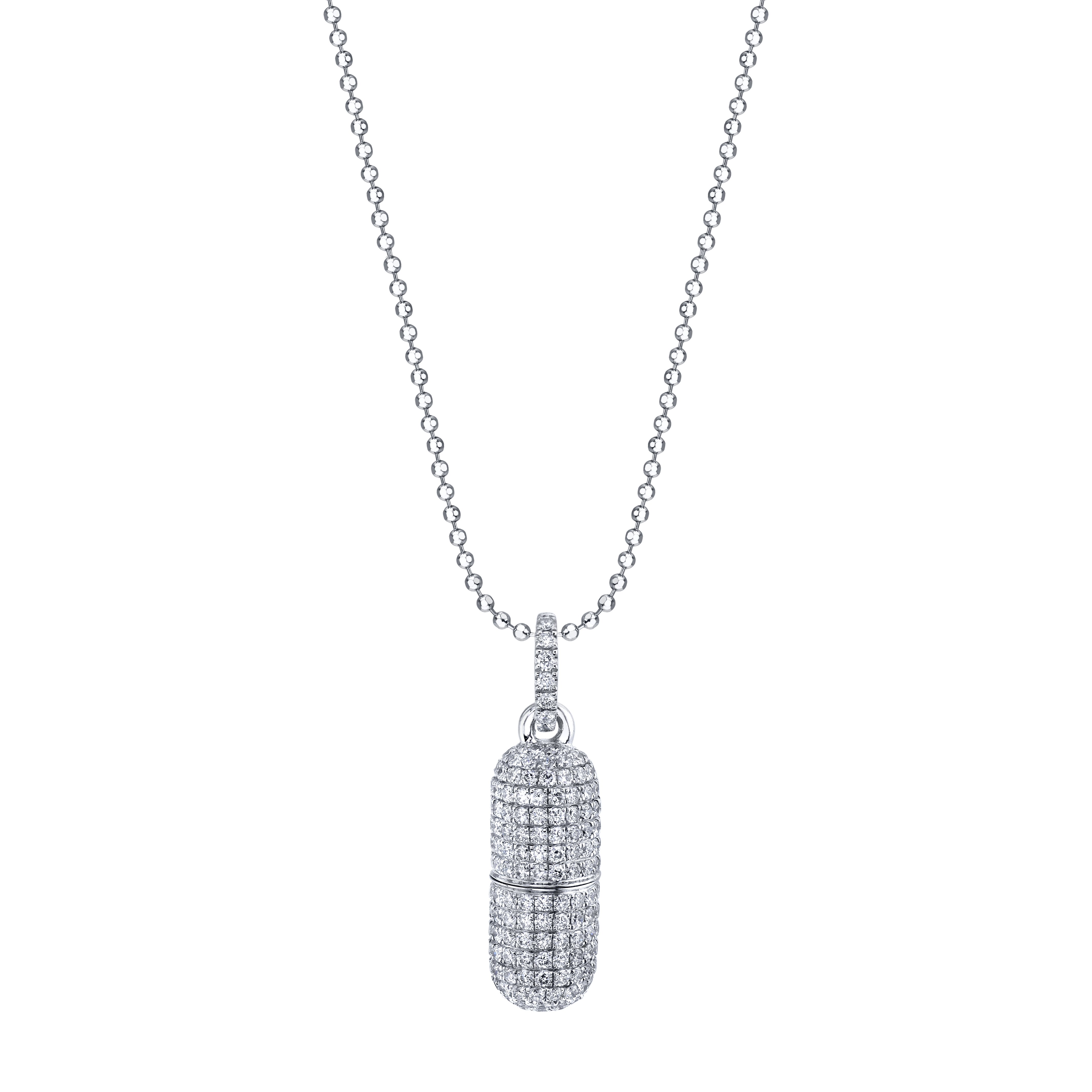 4261x4262 Diamond Pill Necklace