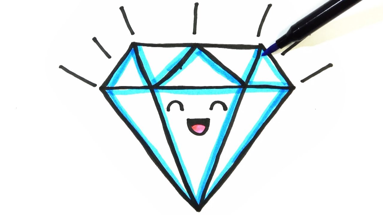 1280x720 how to draw a cute diamond hde