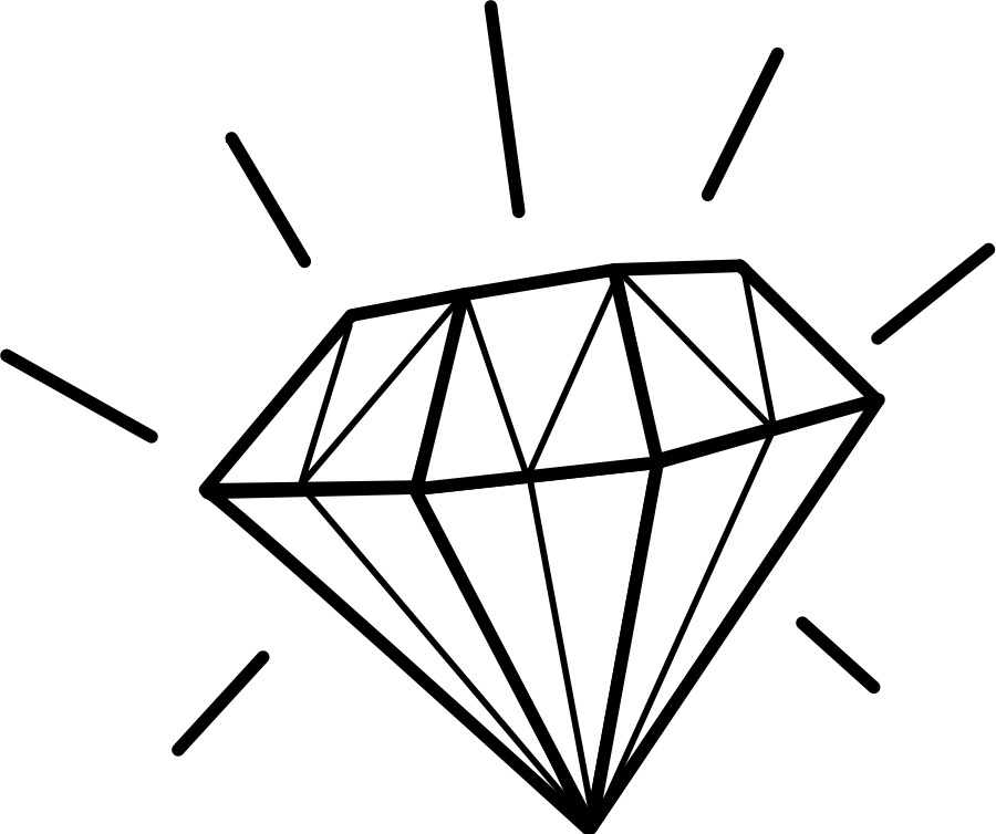 900x754 Diamond Shape Clipart Black And White Clipart Portal