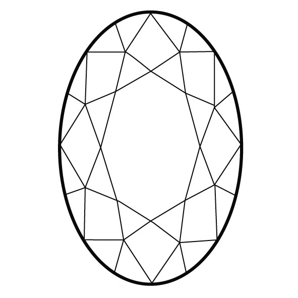 591x591 Diamond Drawing Detailed For Free Download