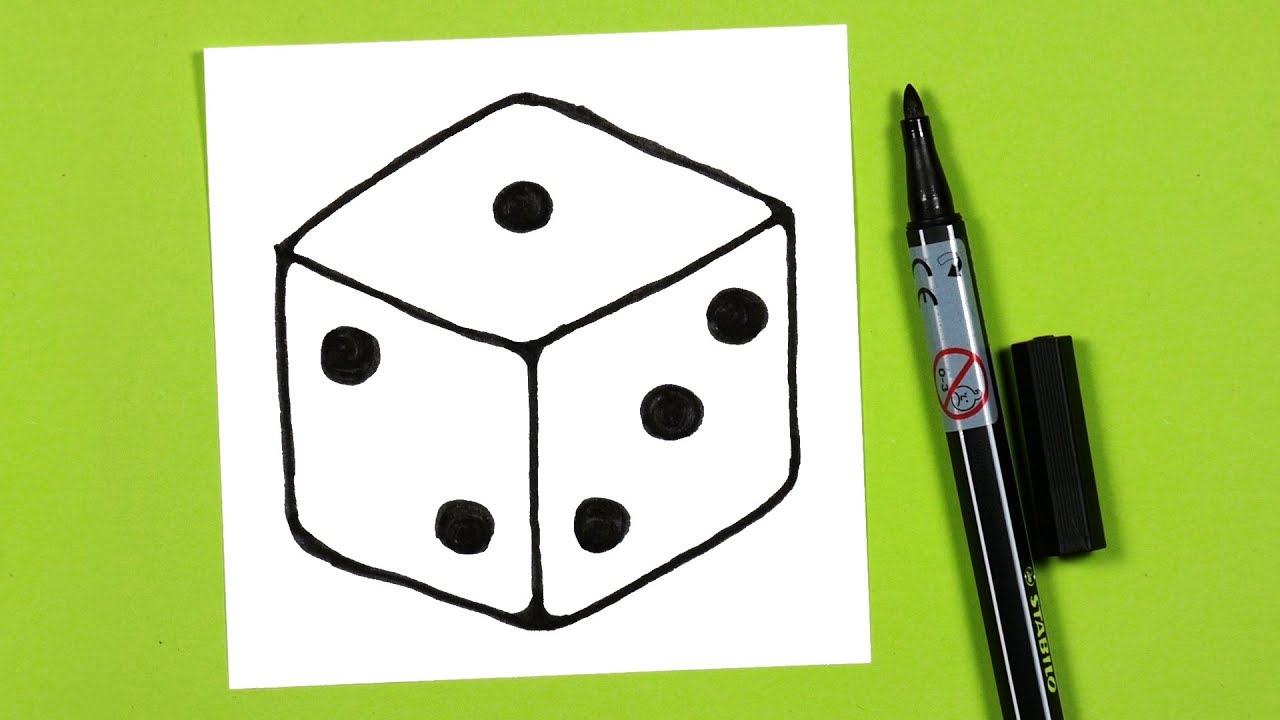 Dice Drawing | Free download on ClipArtMag