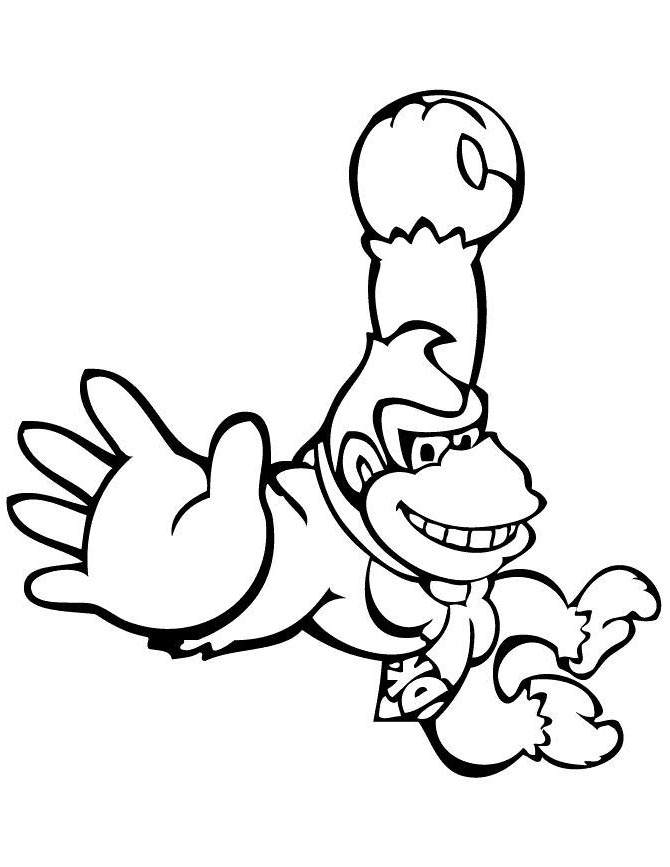 Diddy Kong Drawing | Free download on ClipArtMag