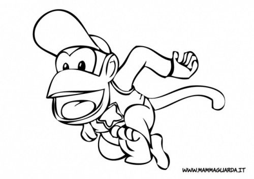 Diddy Kong Drawing | Free download on ClipArtMag