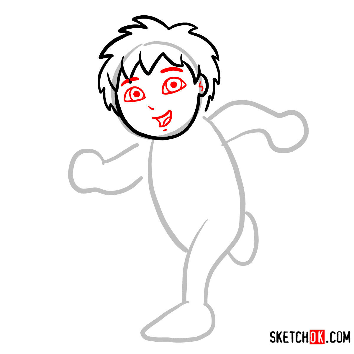 1200x1200 How To Draw Diego Dora The Explorer