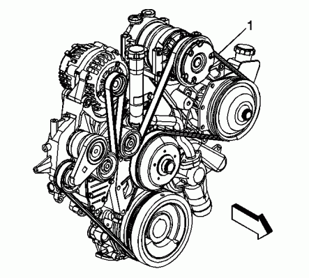 443x399 serpentine belt routing diagram picture for the gmc and chevrolet