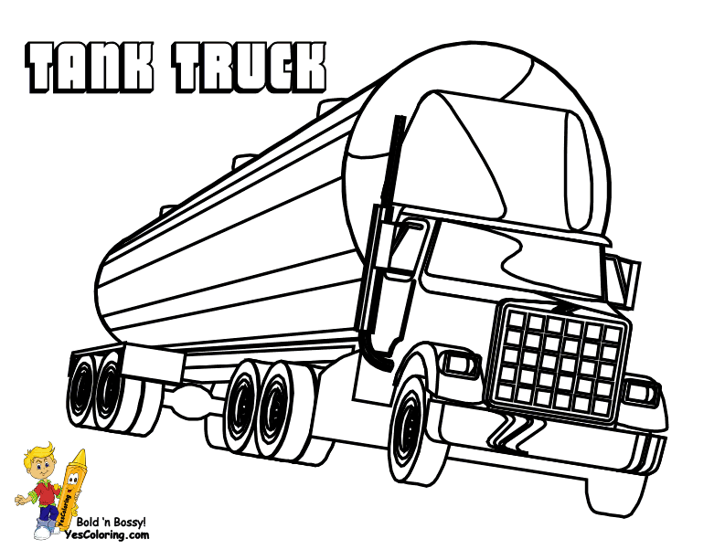 793x613 Big Rig Truck Coloring Pages Free Wheeler Boys Coloring Pages