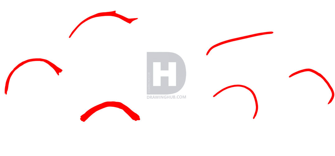 1076x504 How To Draw Anime Eyes, Step