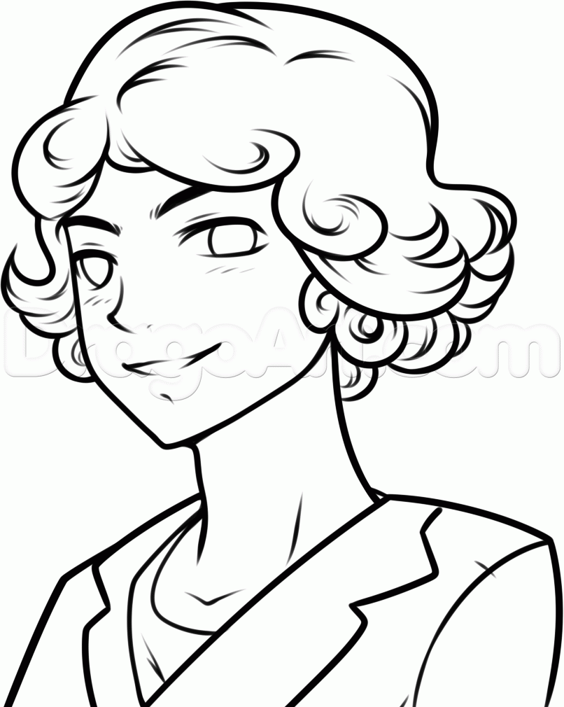 806x1010 Step How To Draw Anime Harry Styles