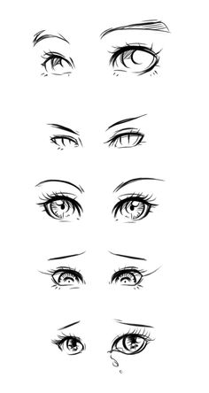 Different Types Of Eyes Drawing