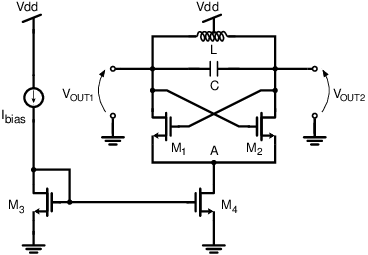368x255 The Differential Lc Oscillator With Constant Current Tail