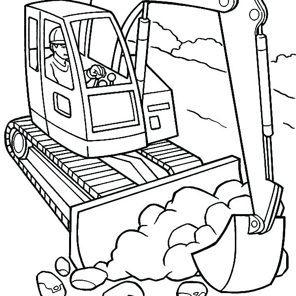 600x600 Construction Trucks Coloring Pages Construction Truck Coloring