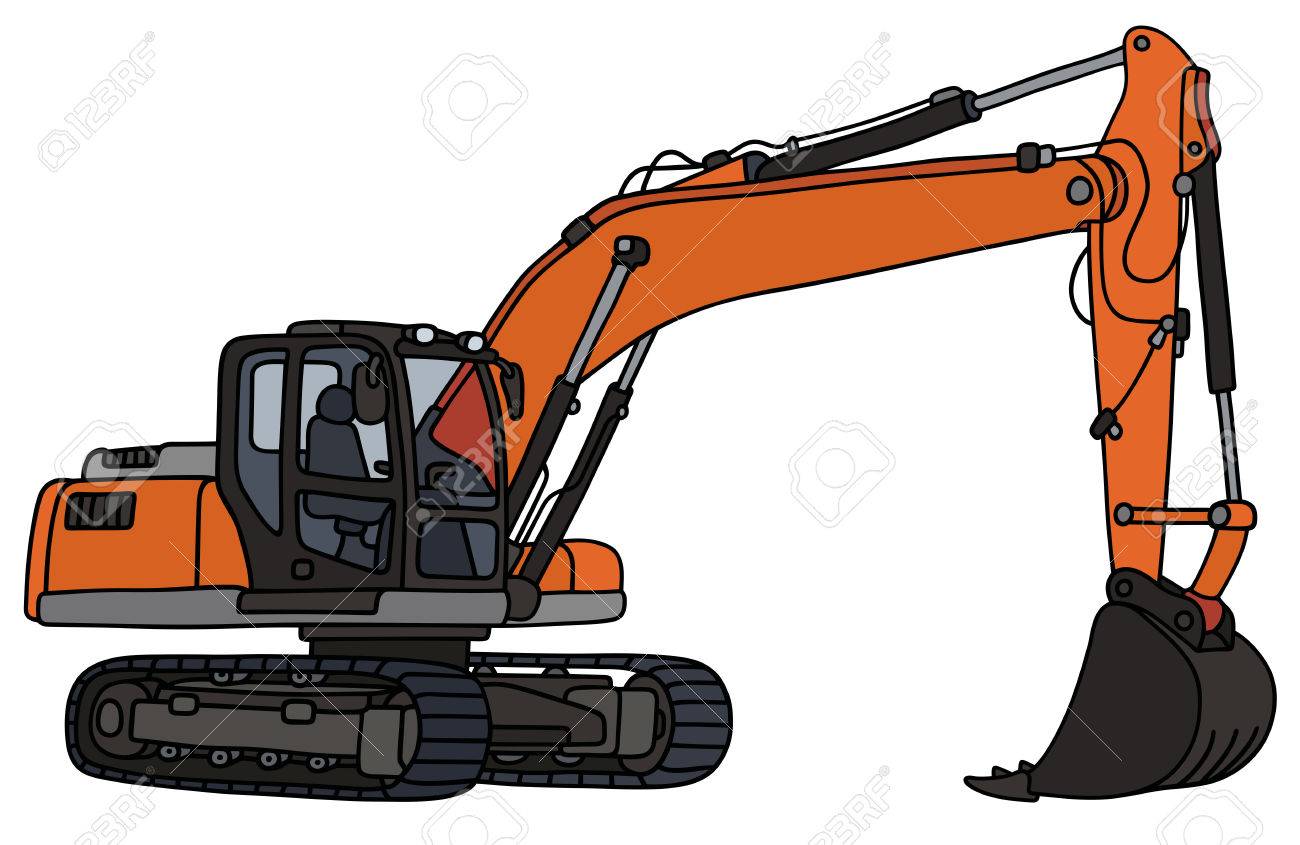 Digger Drawing | Free download on ClipArtMag