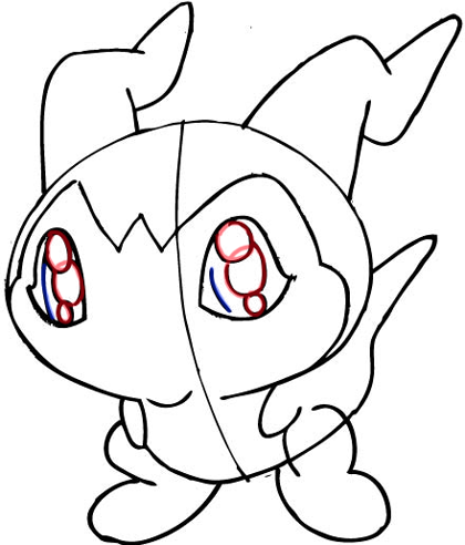 420x492 How To Draw Demiveemon From Digimon How To Draw Dat
