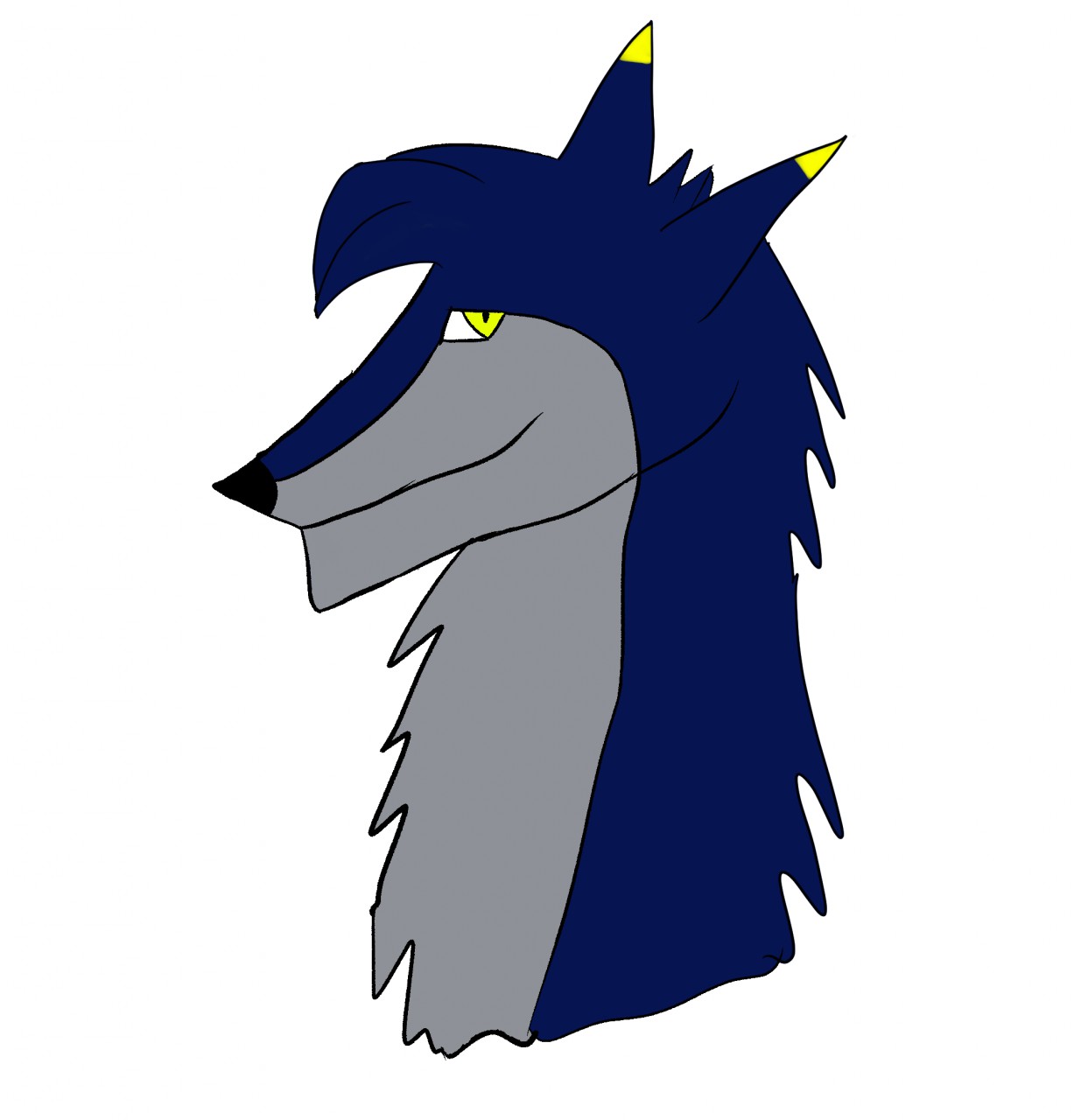 1227x1280 First Sergal Digital Drawing