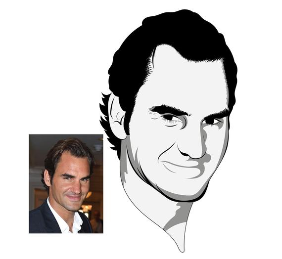 570x524 Custom Illustration Personalized Portrait Digital Drawing Etsy