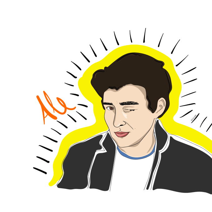 680x680 Do Customizable Digital Painting And Drawing Of A Portrait