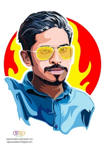 354x500 Laptop Skin And Digital Painting, Vector Drawing Service Provider