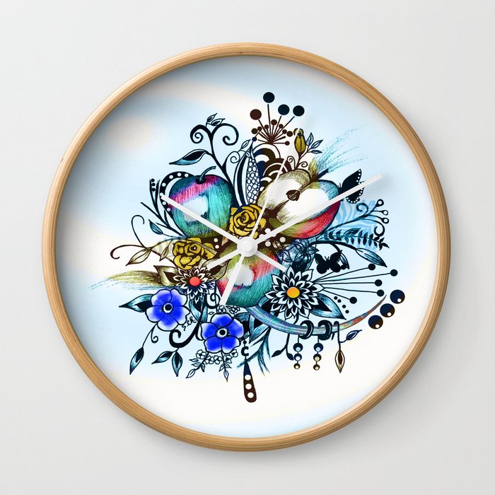 700x700 Pen And Ink Drawing, Colorful Apples, Watercolor And Digital