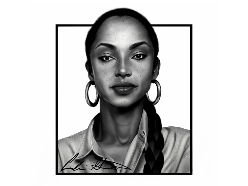 800x600 Sade Digital Painting