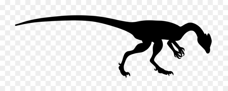 900x360 velociraptor silhouette black white clip art