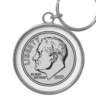 307x307 Dime Keychains Lanyards Zazzle