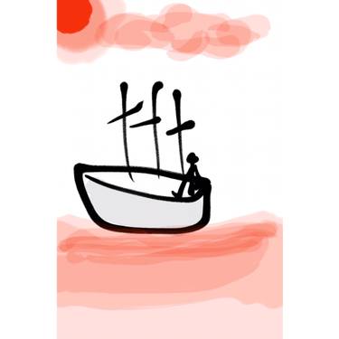 375x375 A Day In A Boat Drawing