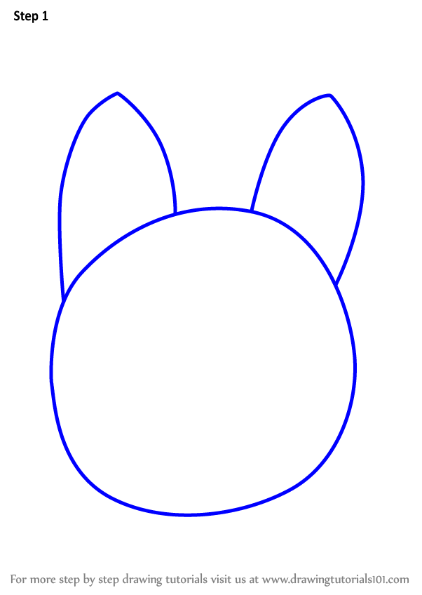 602x848 learn how to draw a dingo dog face for kids